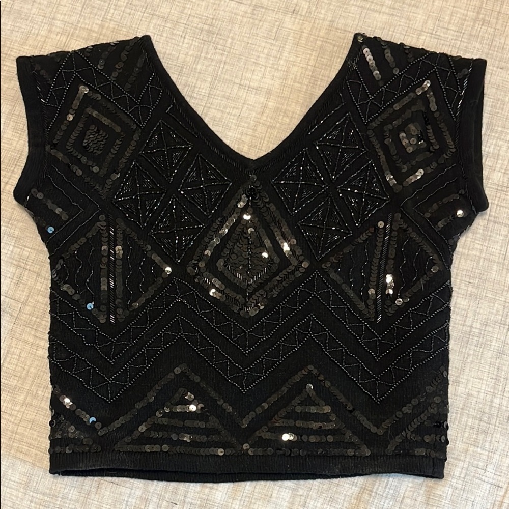 Vintage Marisa Christina embellished wool sweater